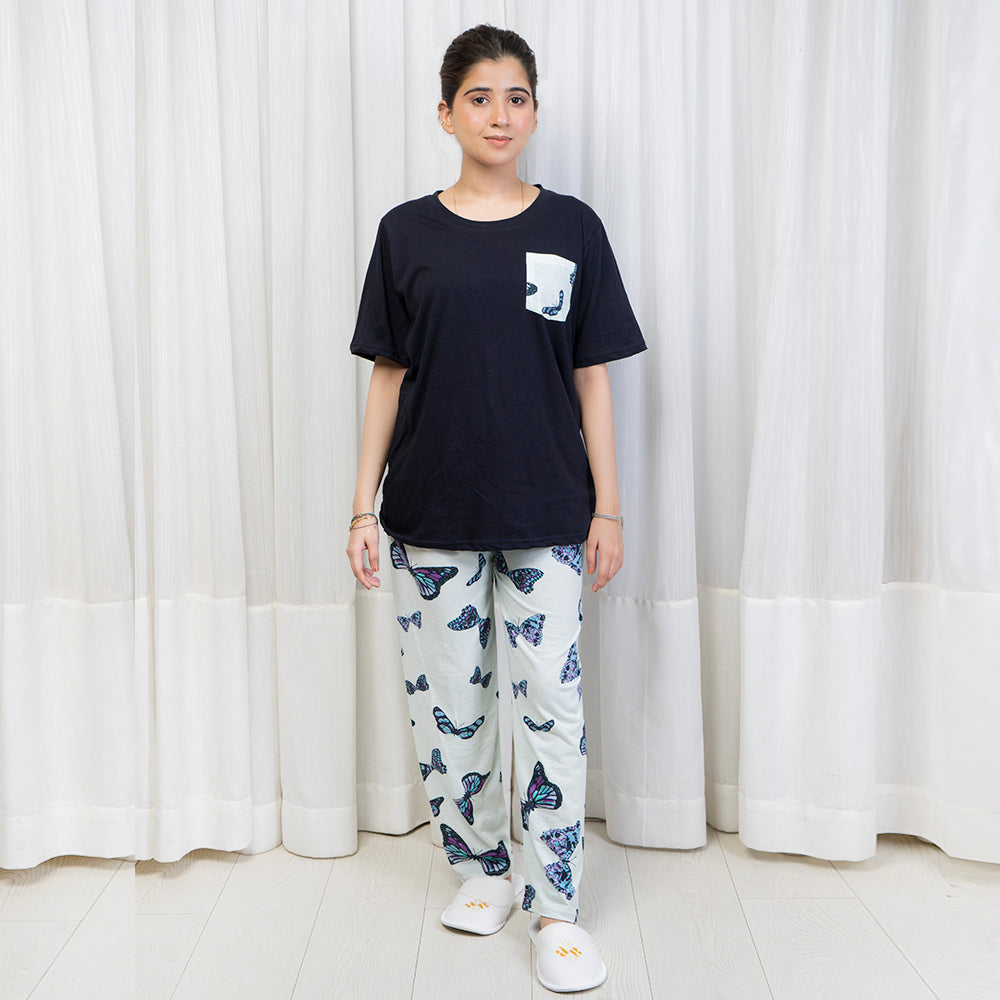 VYBE - Cotton Printed Pj set-4