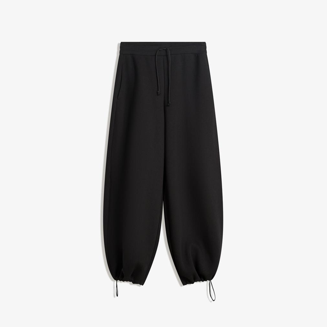 Vybe - Women Wide-leg Trouser With Adjustable Hem - Black