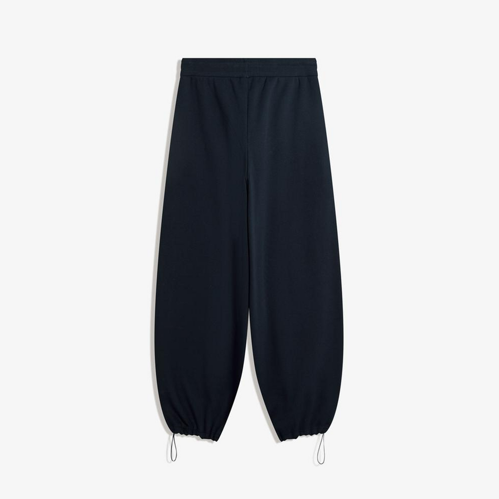Vybe - Women Wide-leg Trouser With Adjustable Hem - Navy Blue