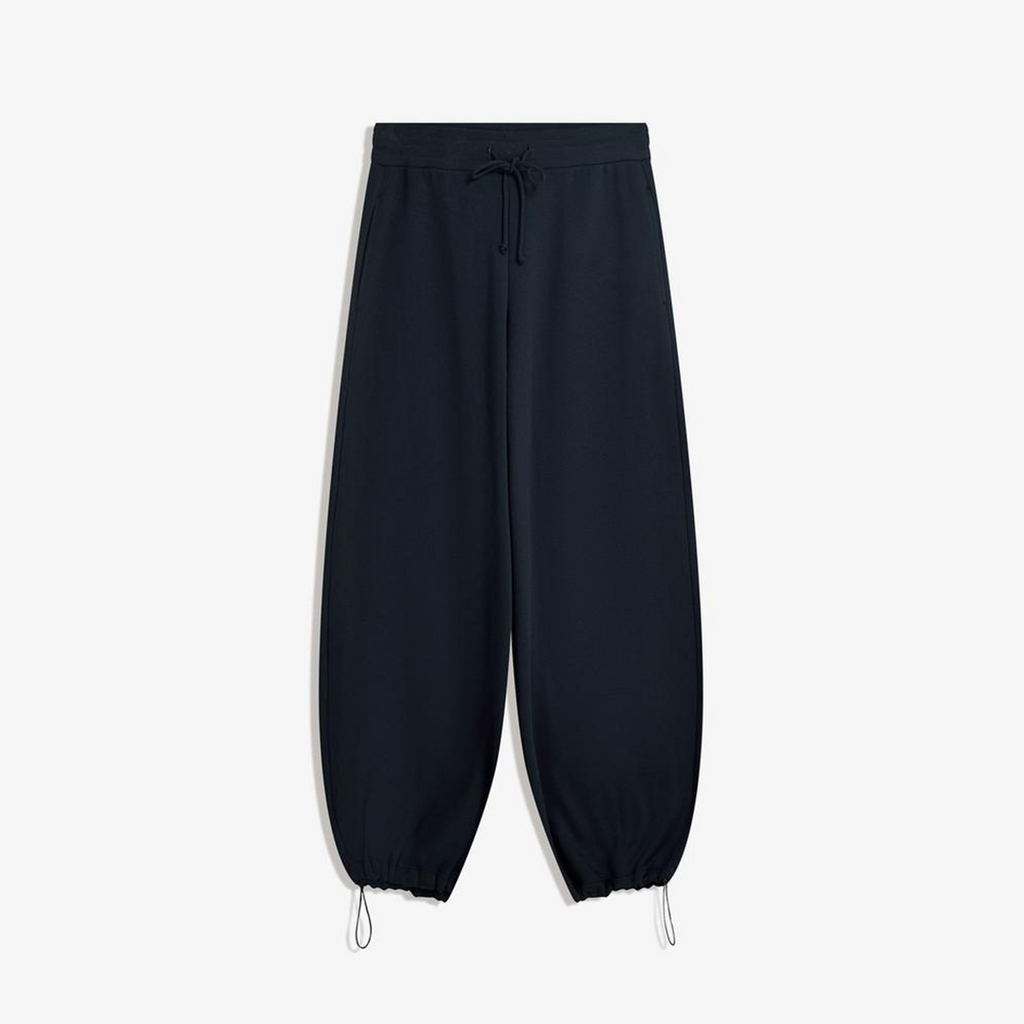 Vybe - Women Wide-leg Trouser With Adjustable Hem - Navy Blue