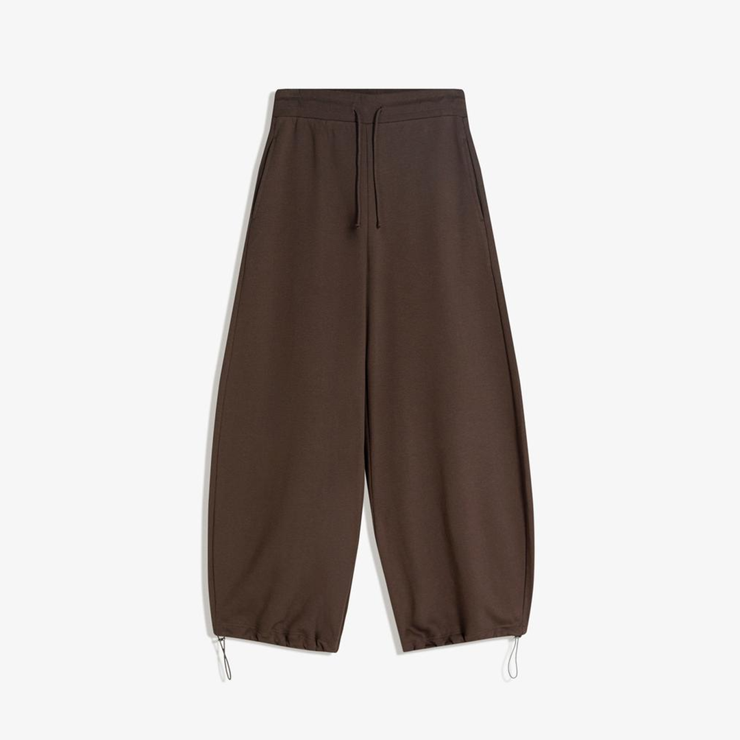 Vybe - Men Wide-leg Trouser With Adjustable Hem - Mocha