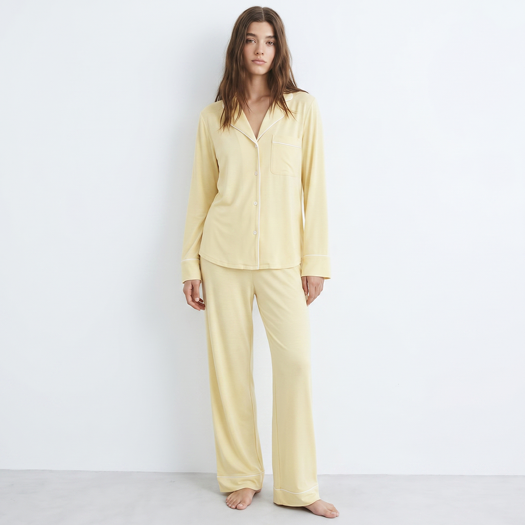 Cloud Pajama Set - Butter