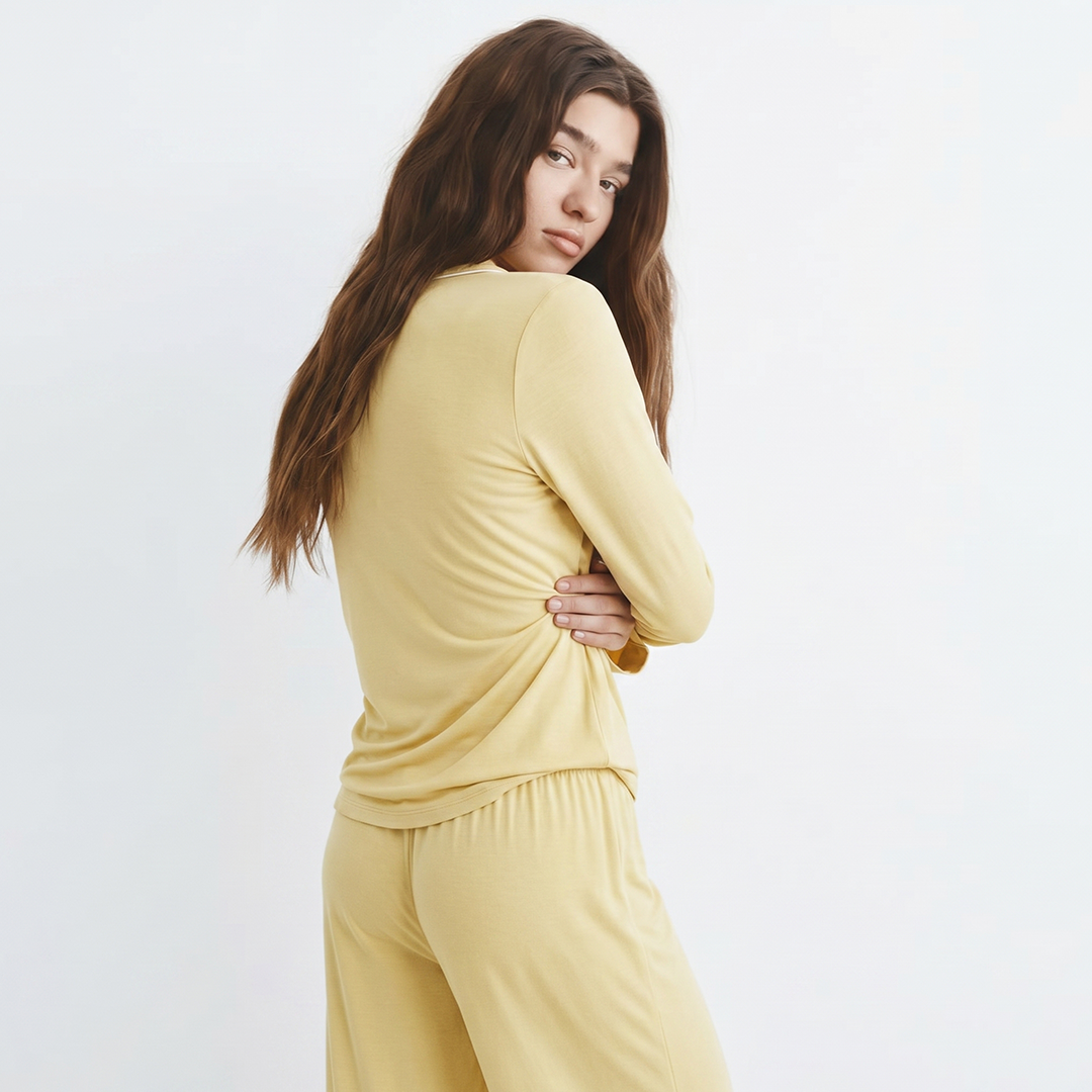 Cloud Pajama Set - Butter