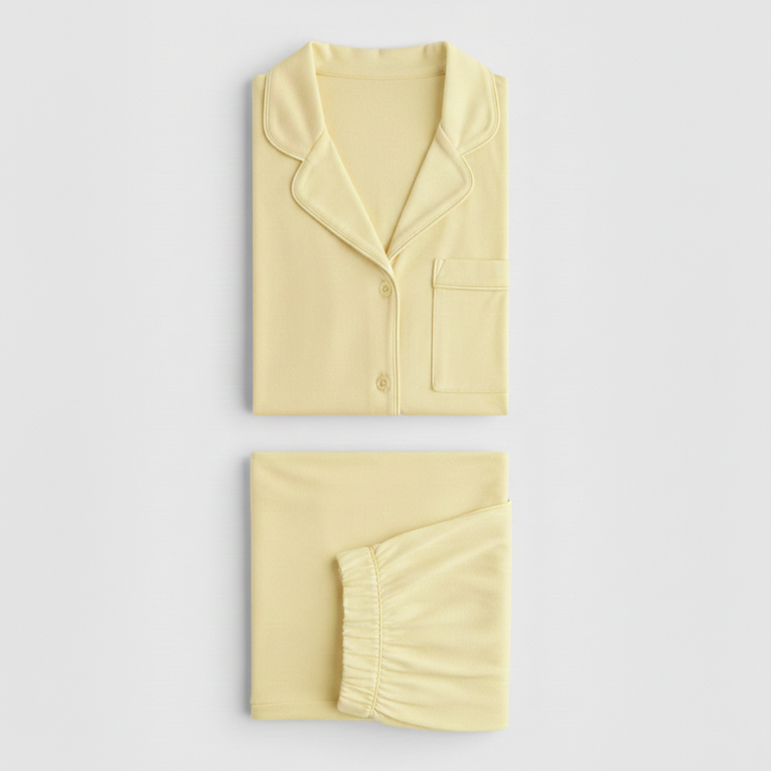 Cloud Pajama Set - Butter