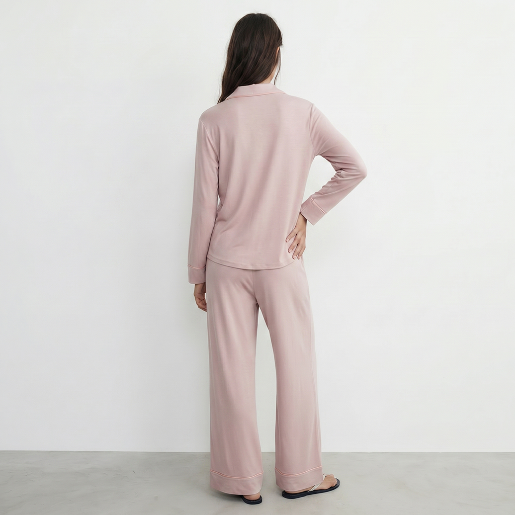 Cloud Pajama Set - Dusty Pink