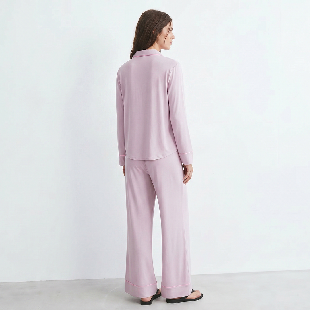 Cloud Pajama Set - Blush Pink
