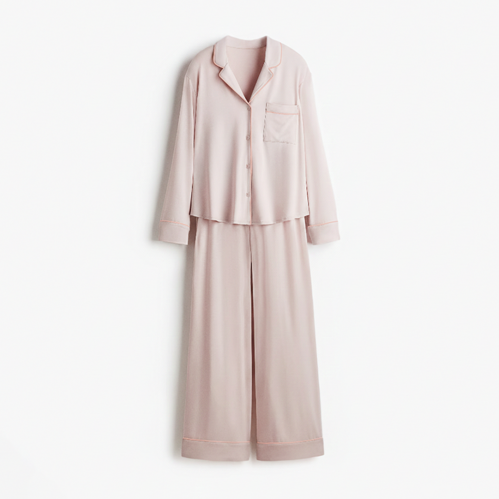 Cloud Pajama Set - Dusty Pink