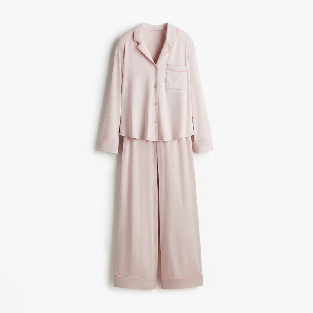 Cloud Pajama Set - Dusty Pink