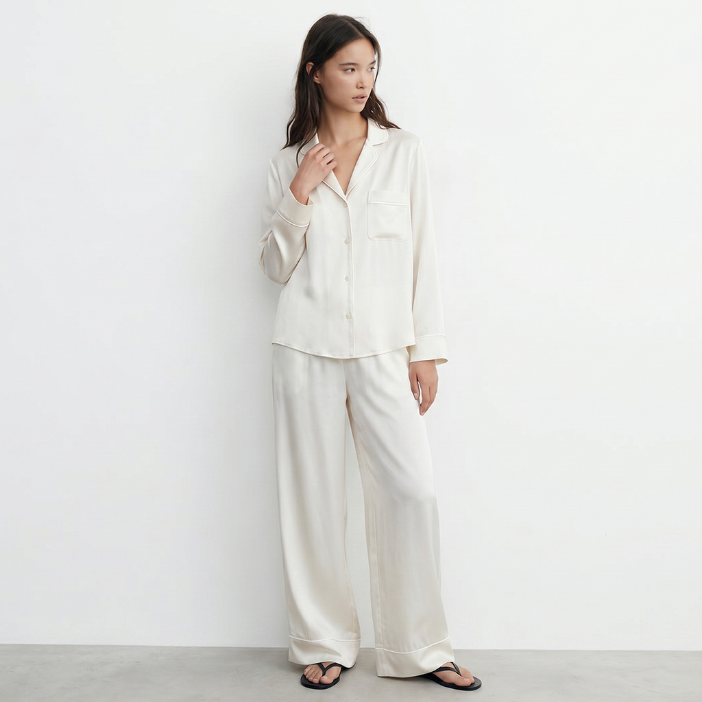 Cloud Pajama Set - Oat Milk
