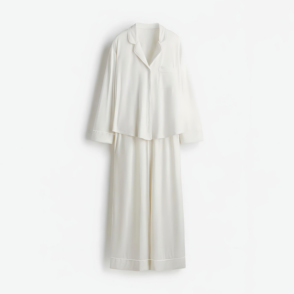 Cloud Pajama Set - Oat Milk