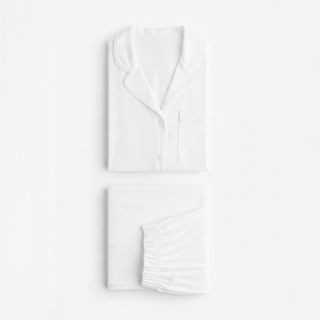 Cloud Pajama Set - Oat Milk