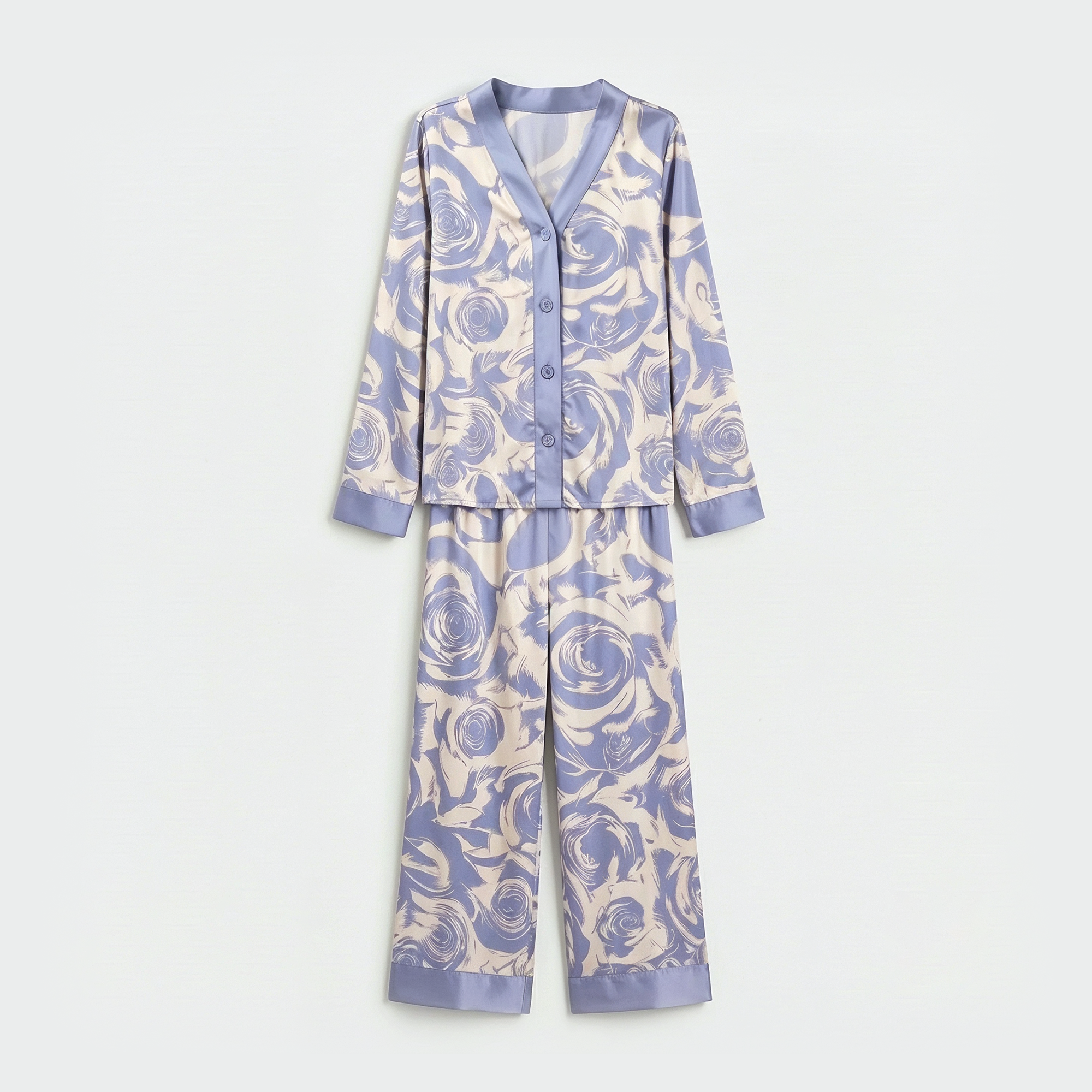 Vybe - Soft Cotton Lounge Set - Pastel Petals