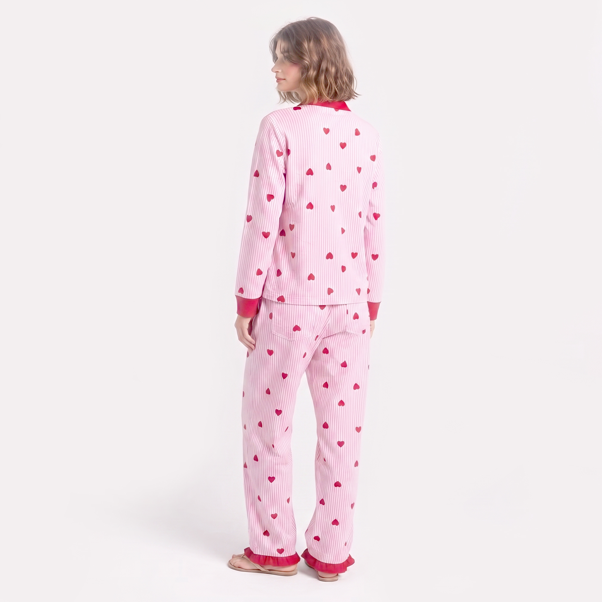Vybe - Soft Cotton Lounge Set - Love Notes