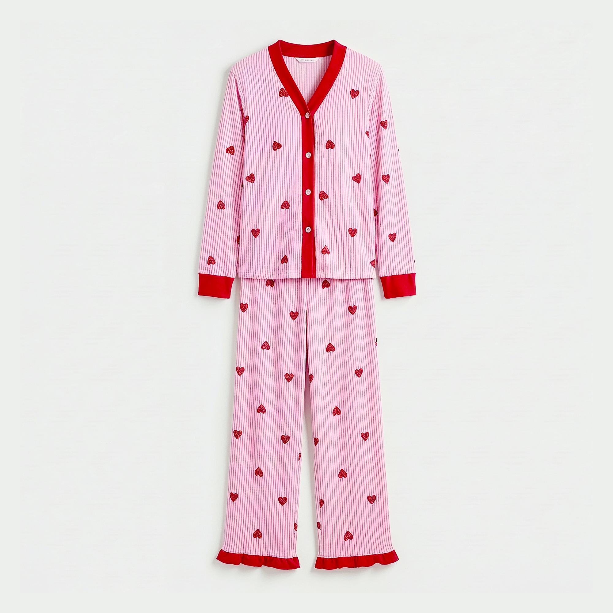 Vybe - Soft Cotton Lounge Set - Love Notes