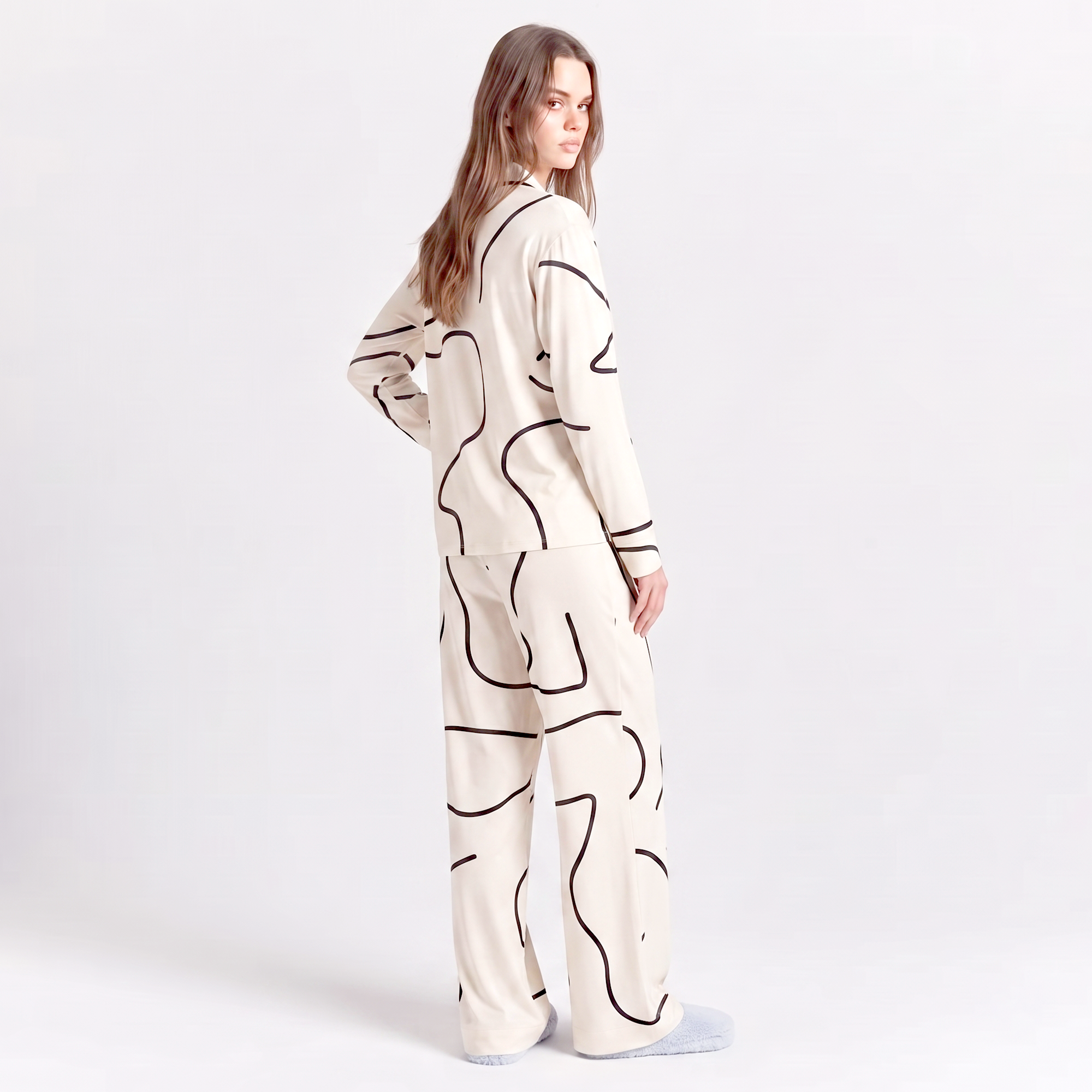 Vybe - Soft Cotton Lounge Set - Abstract Muse