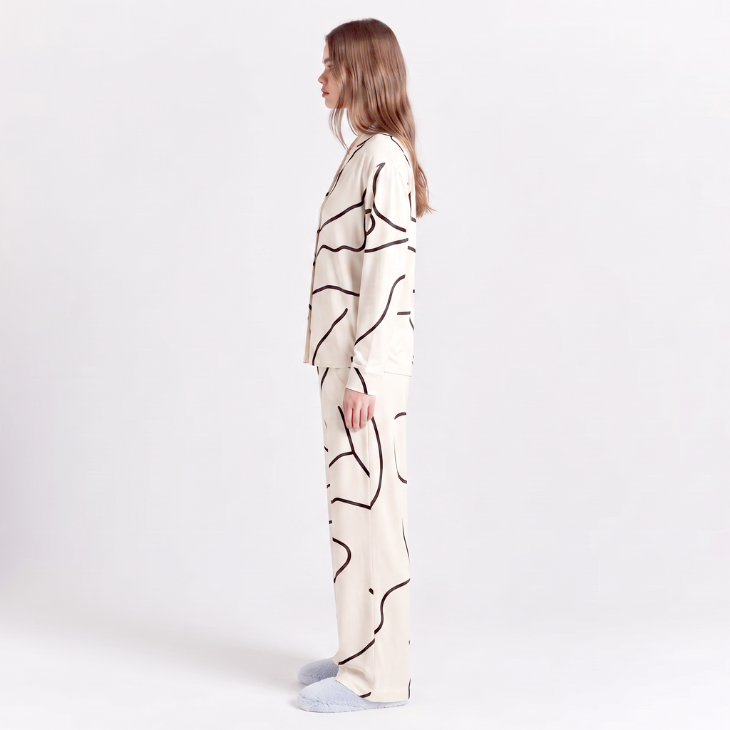 Vybe - Soft Cotton Lounge Set - Abstract Muse