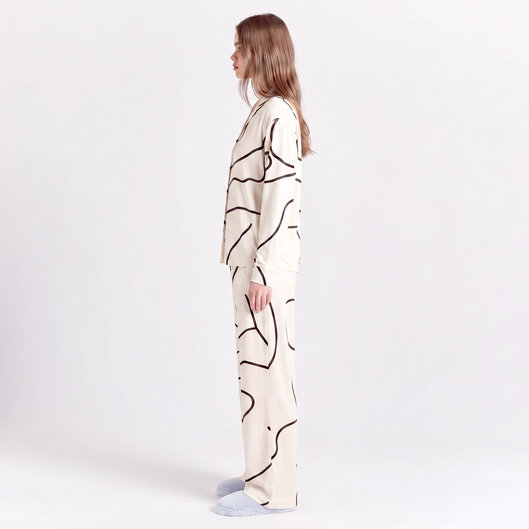 Vybe - Soft Cotton Lounge Set - Abstract Muse