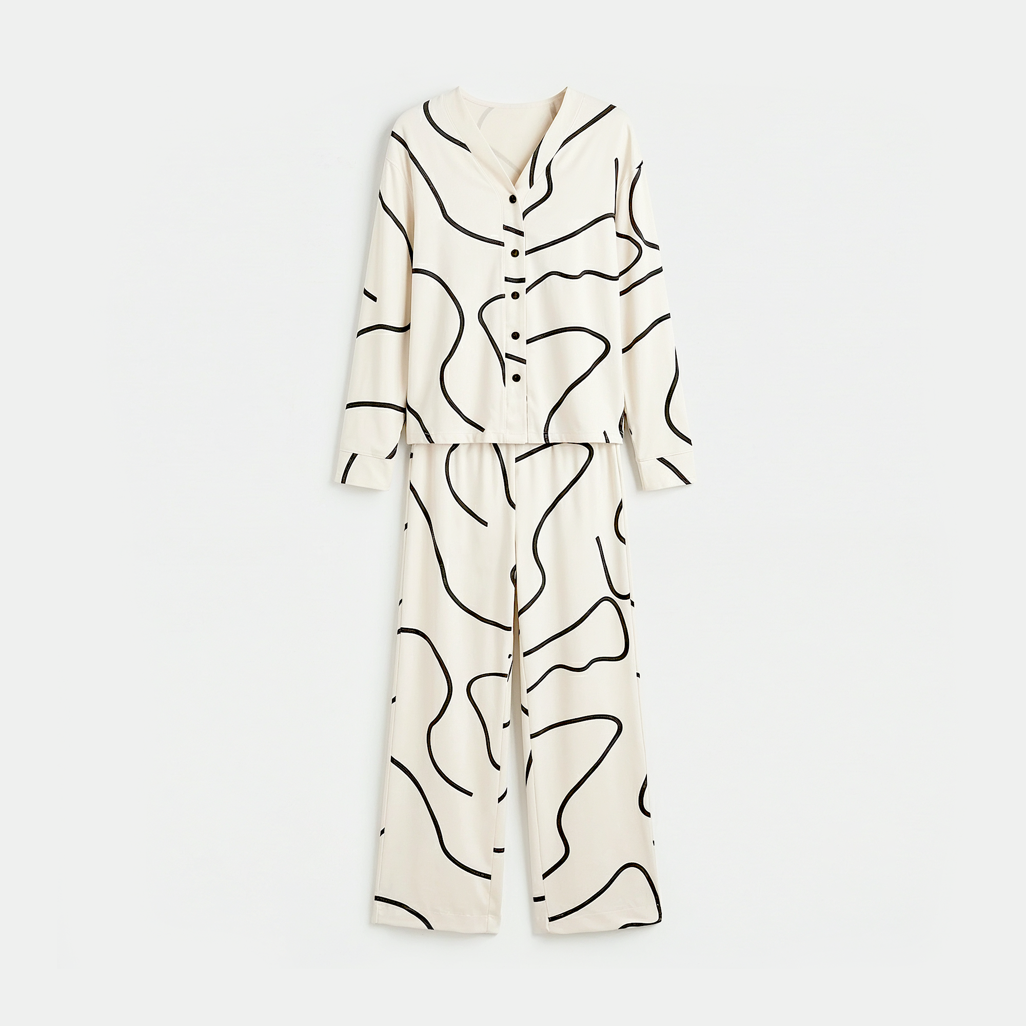 Vybe - Soft Cotton Lounge Set - Abstract Muse