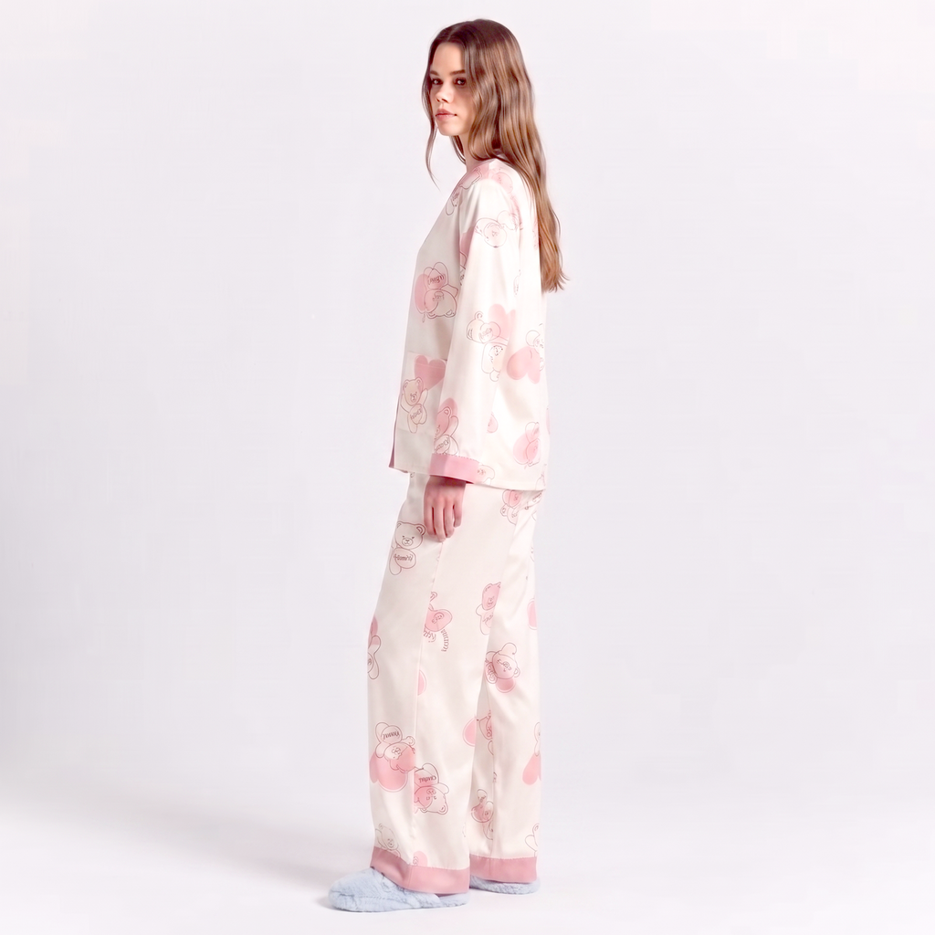 Vybe - Soft Cotton Lounge Set - Teddy Hugs