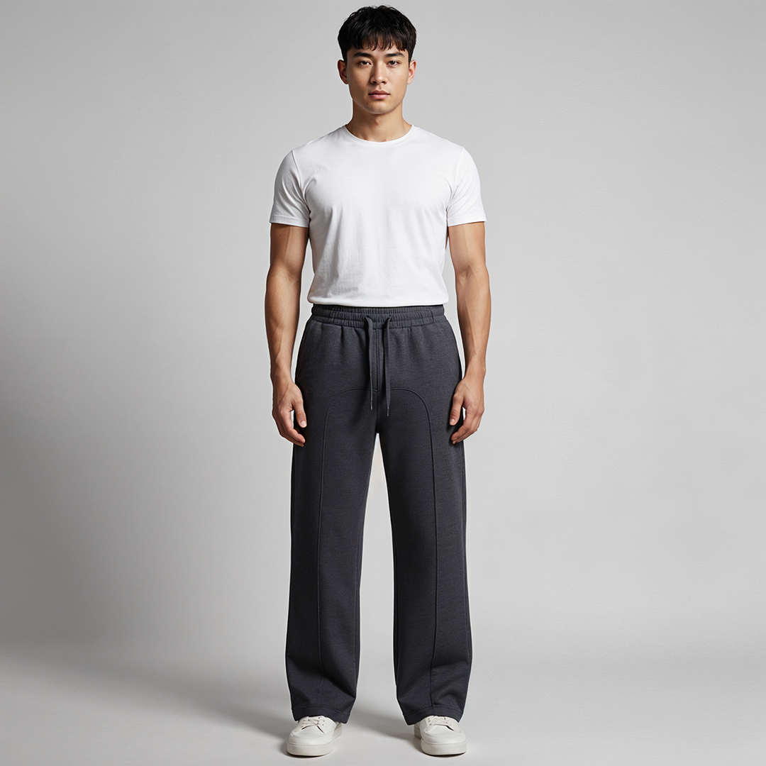 Vybe - Ease Form Trouser - Charcoal