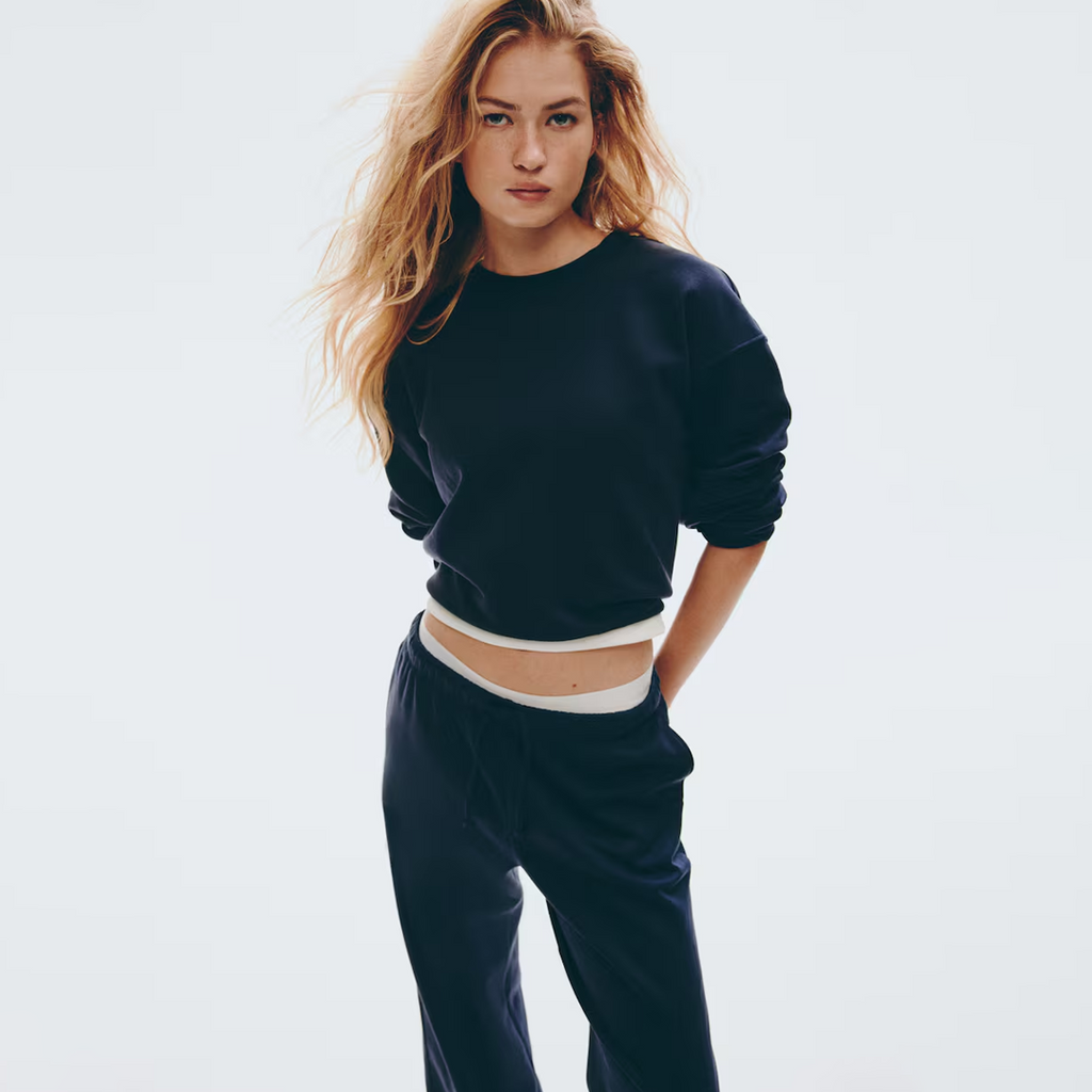 Vybe - Wide Pull-On Trouser | Navy Blue