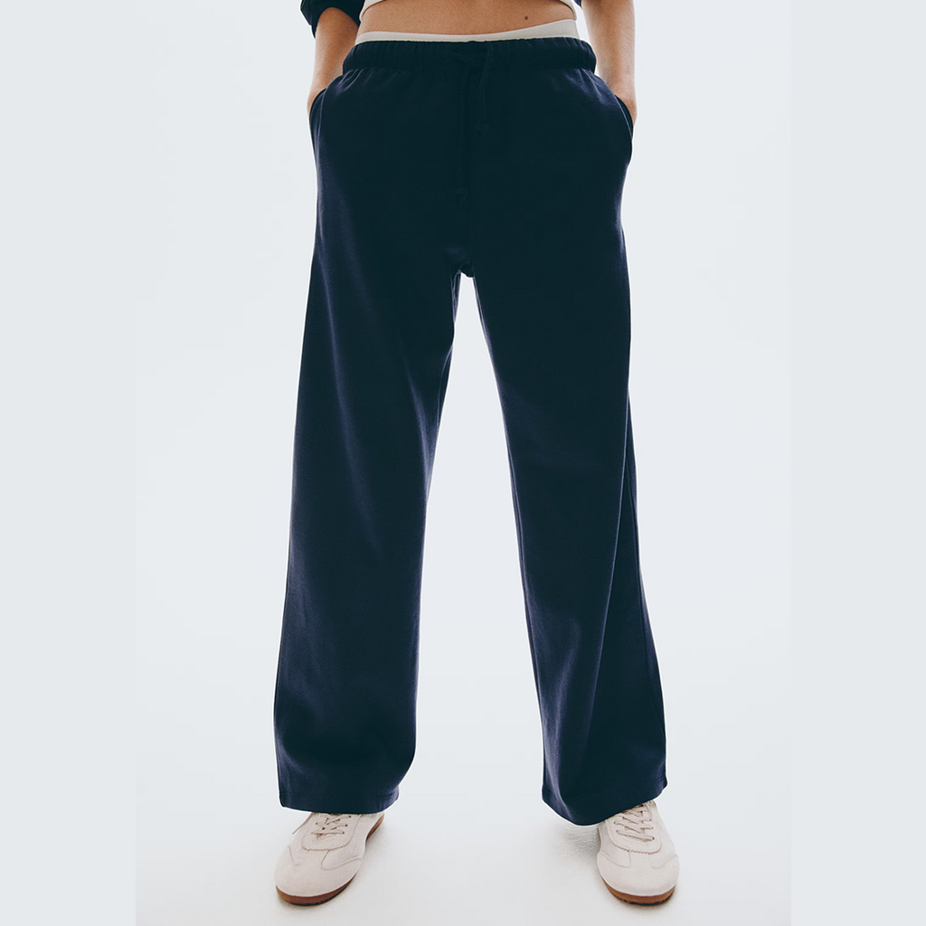 Vybe - Wide Pull-On Trouser | Navy Blue