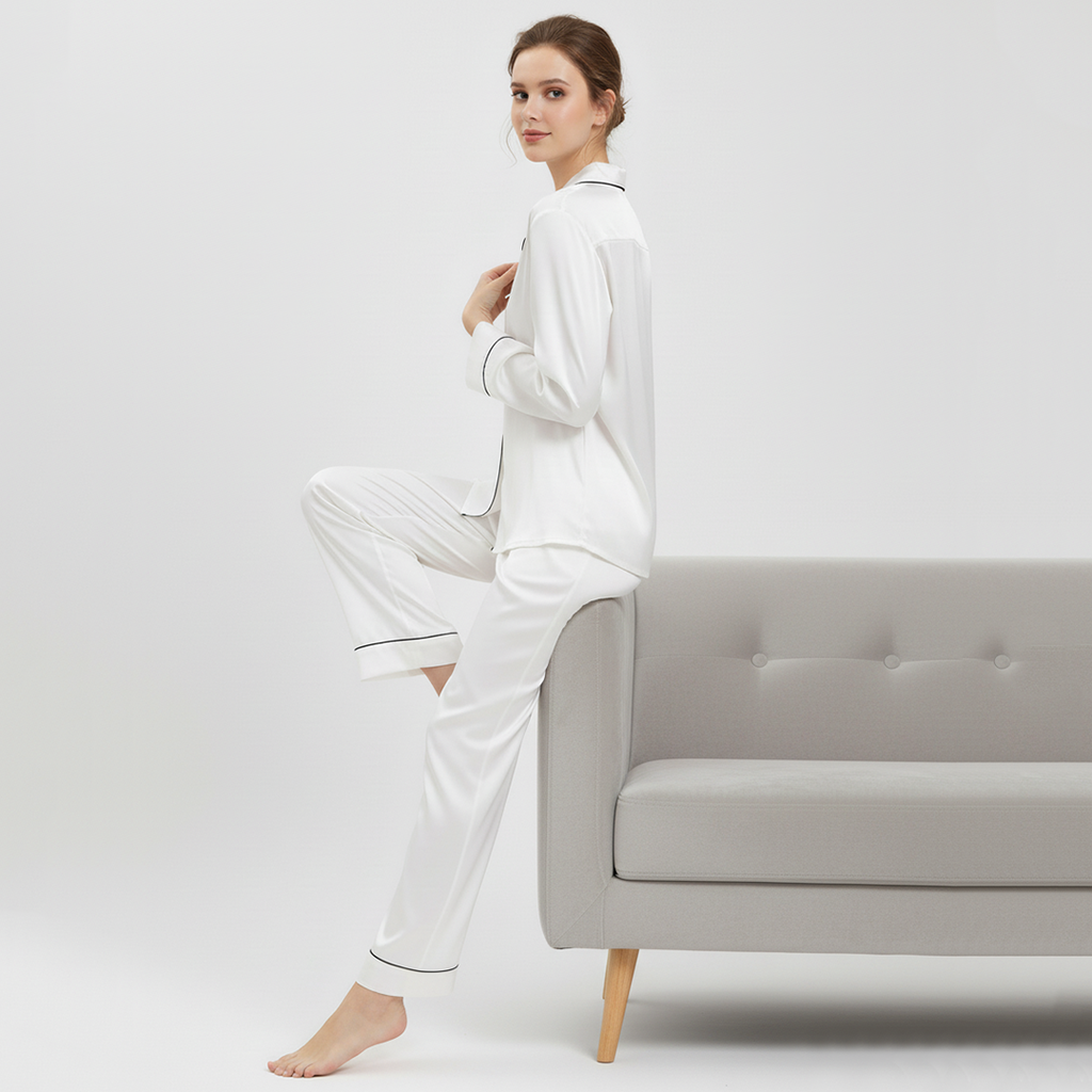 VYBE- PJ SET- White Pearl