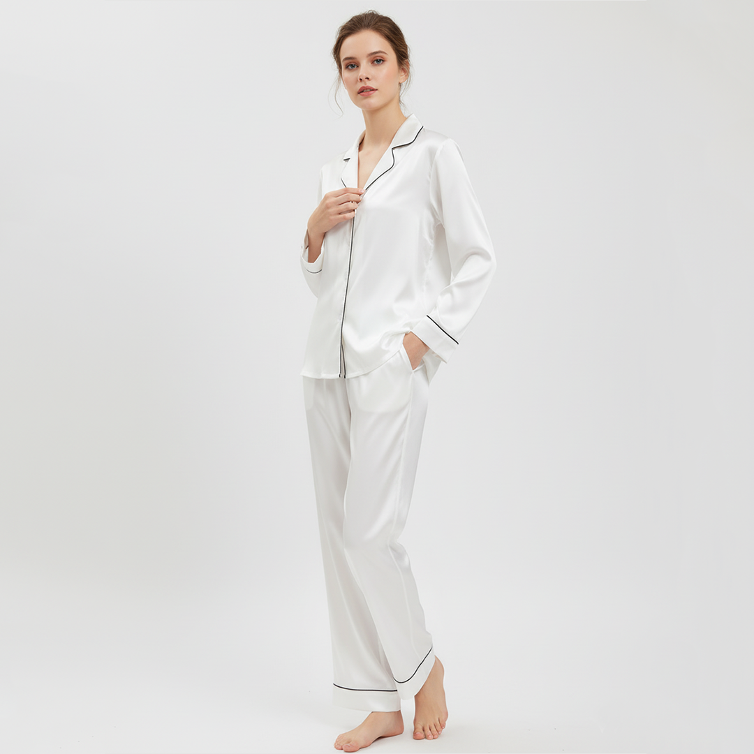 VYBE- PJ SET- White Pearl