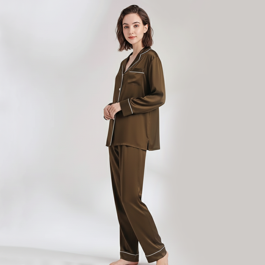 VYBE - PJ SET (Brown)