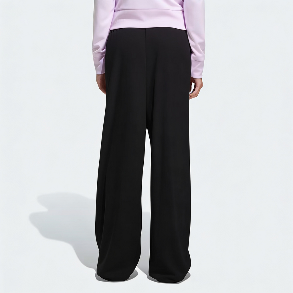 Vybe - Women Tiro 3-Stripes Wide-leg Pleated Pants - Black