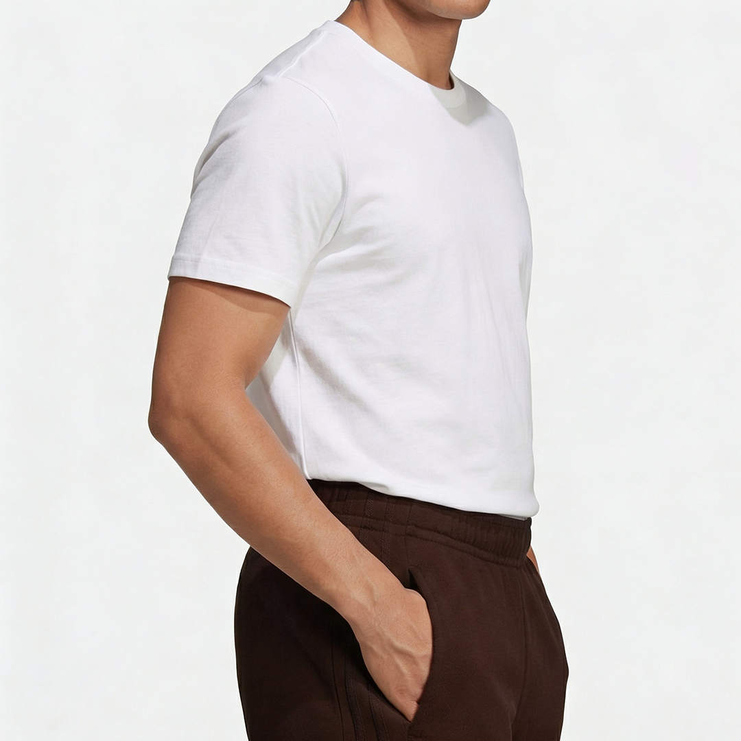 Vybe - Men Tiro 3-Stripes Wide-leg Pleated Pants - Mocha