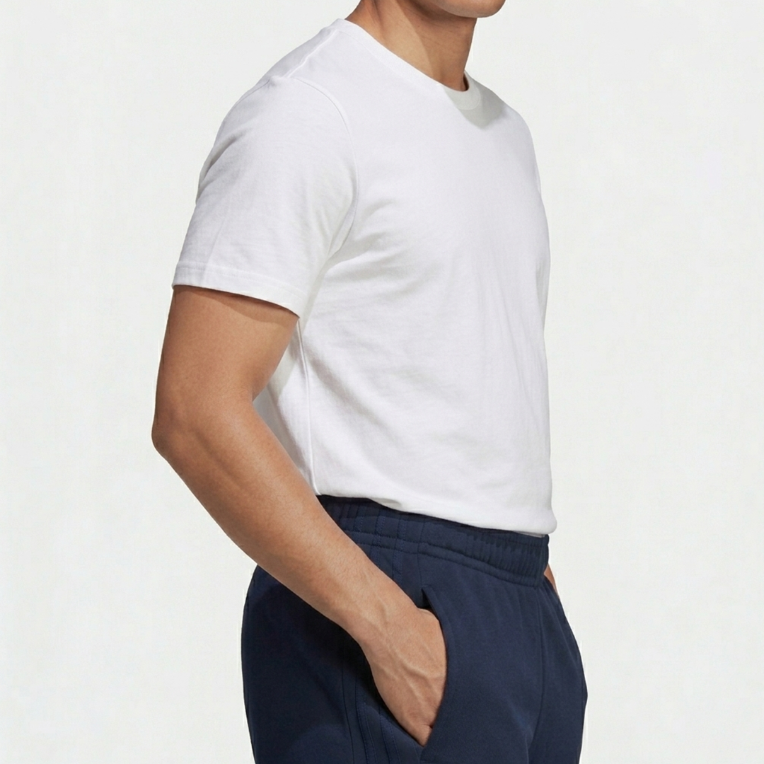 Vybe - Men Tiro 3-Stripes Wide-leg Pleated Pants - Navy Blue