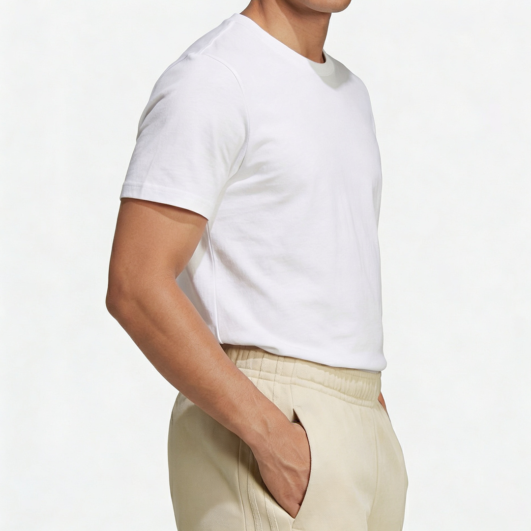Vybe - Men Tiro 3-Stripes Wide-leg Pleated Pants - Oat Milk