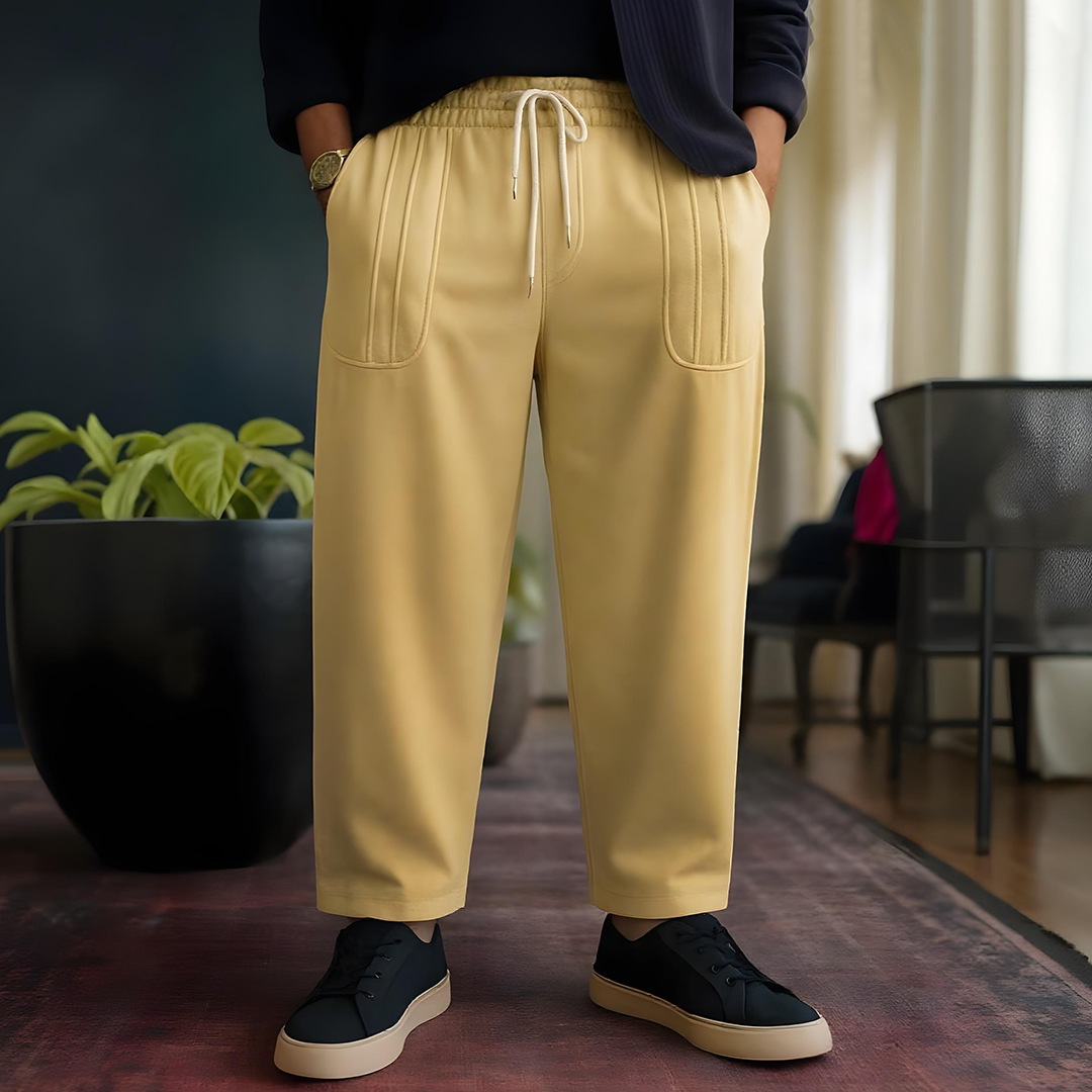 Vybe - Relaxed Fit Trouser - Beige