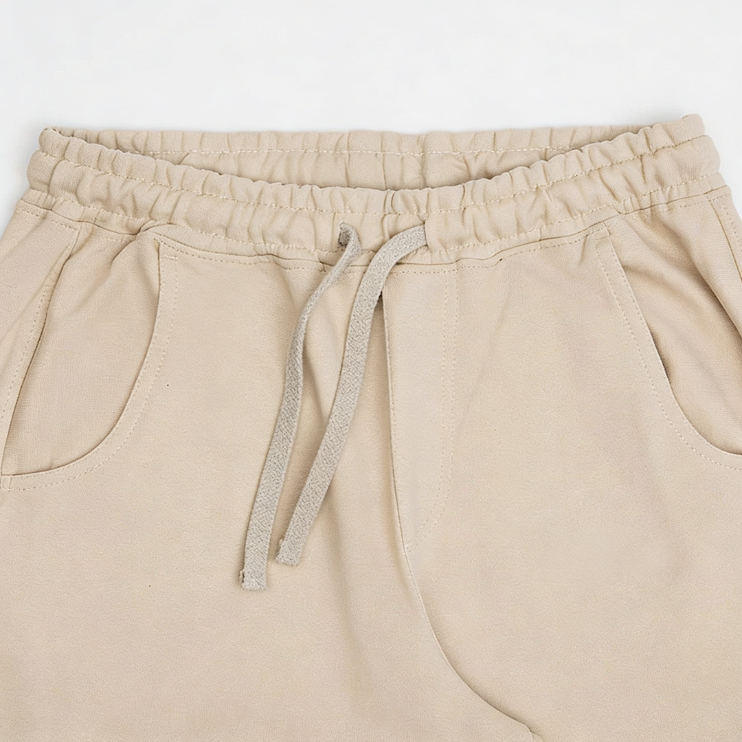 Vybe - Men Wide Pull-On Trouser | Oatmilk