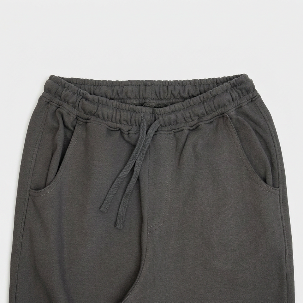 Vybe - Men Wide Pull-On Trouser | Dark Grey