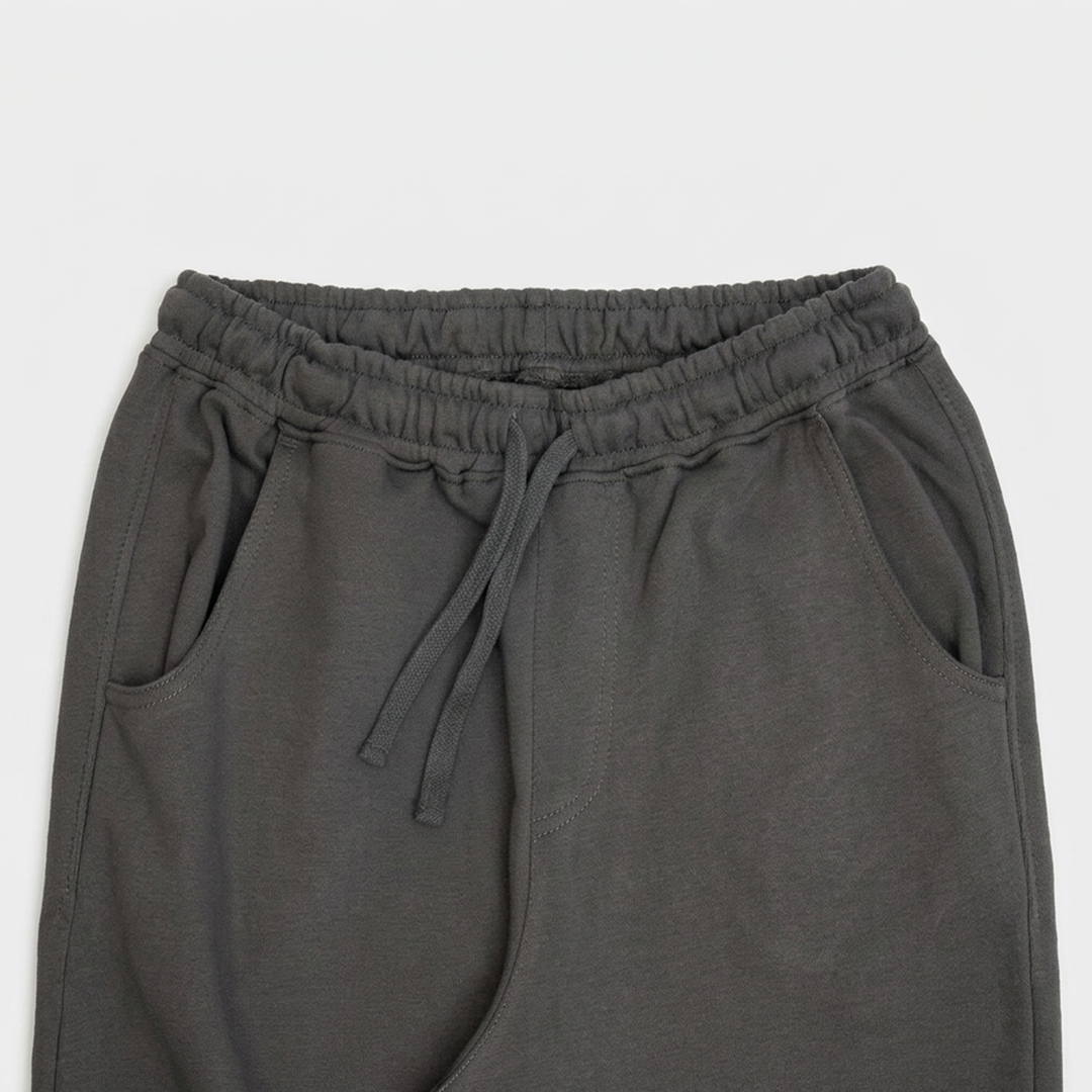Vybe - Men Wide Pull-On Trouser | Dark Grey