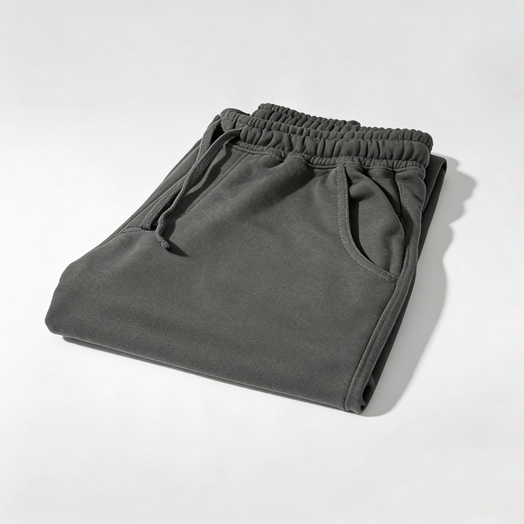 Vybe - Men Wide Pull-On Trouser | Dark Grey
