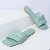 VYBE - Front Buckle Slide-Mint Green