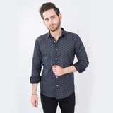 VYBE - Black and White Patterned Shirt