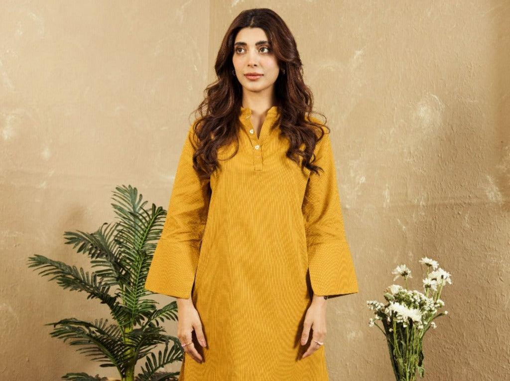 VYBE- Basic Co-Ord-Opal Mustard