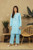 VYBE- Basic Co-Ord-Chikankari Sky Blue(Only Kurta)