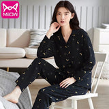 VYBE - PJ SET- Printed Moon Black