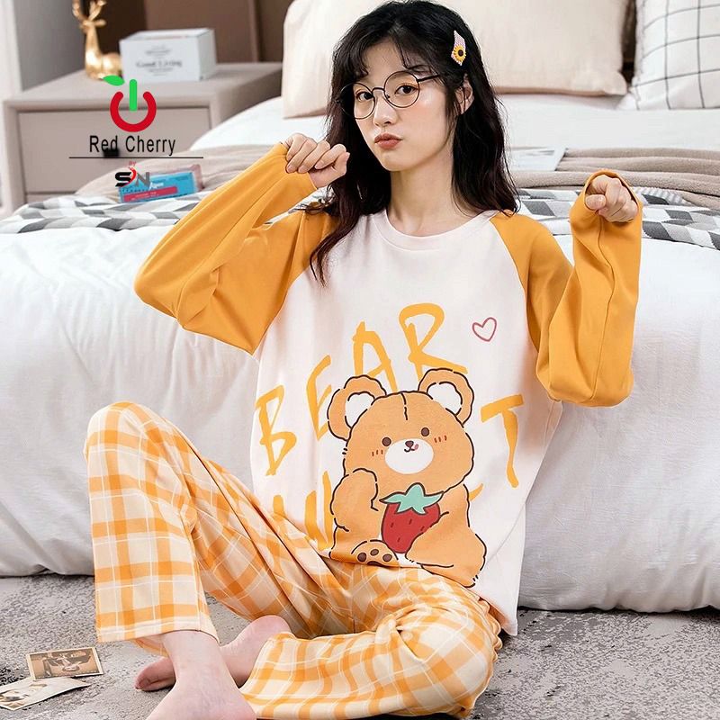 VYBE - Bear Printed Pj Suit