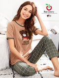 VYBE - Bear House Printed Pj Suit