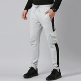 Vybe - Waffle Knitted Trouser - White