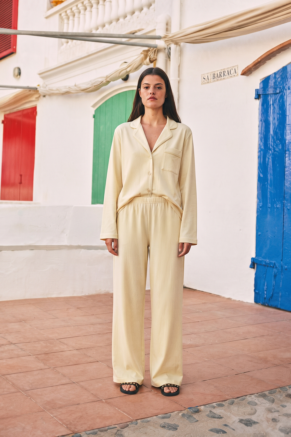 Cloud Pajama Set - Butter