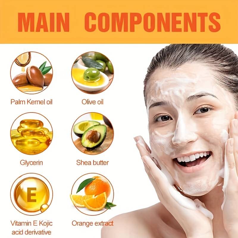 Sadoer Kojic Acid Skin Whitening Soap Lightening Bar 100g Facial Body Large Soap SD72256