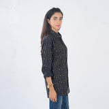 VYBE- Casual Shirts Printed Black