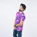 VYBE- T-Shirt-Purple Tye & Die-S